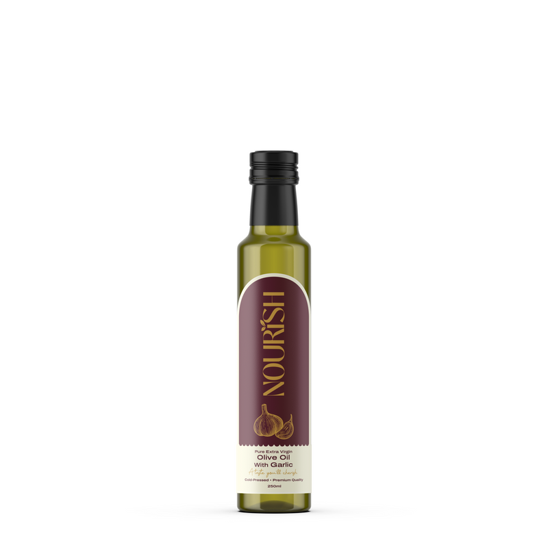 Nourish Extra Virgin Olive Oil with Garlic 250ml